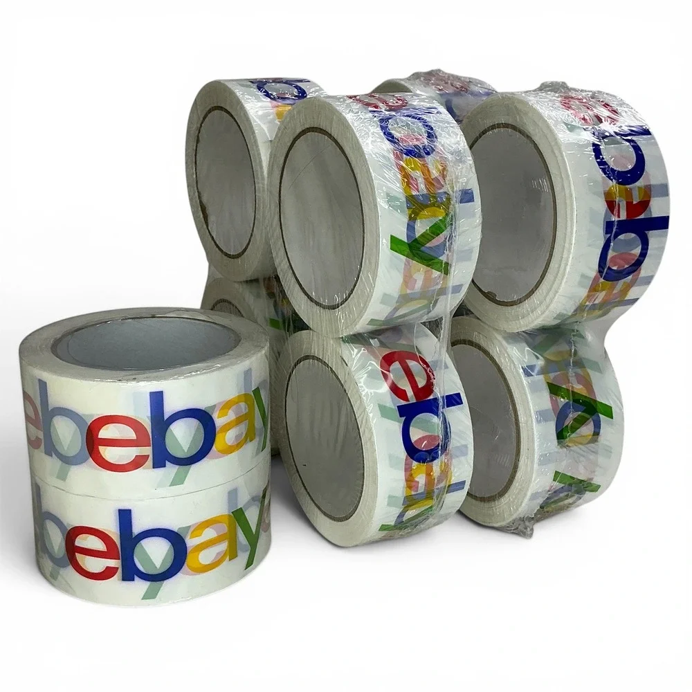 eBay White Multi-Color Packing Tape Shipping Supplies 10 Rolls Bulk Reseller